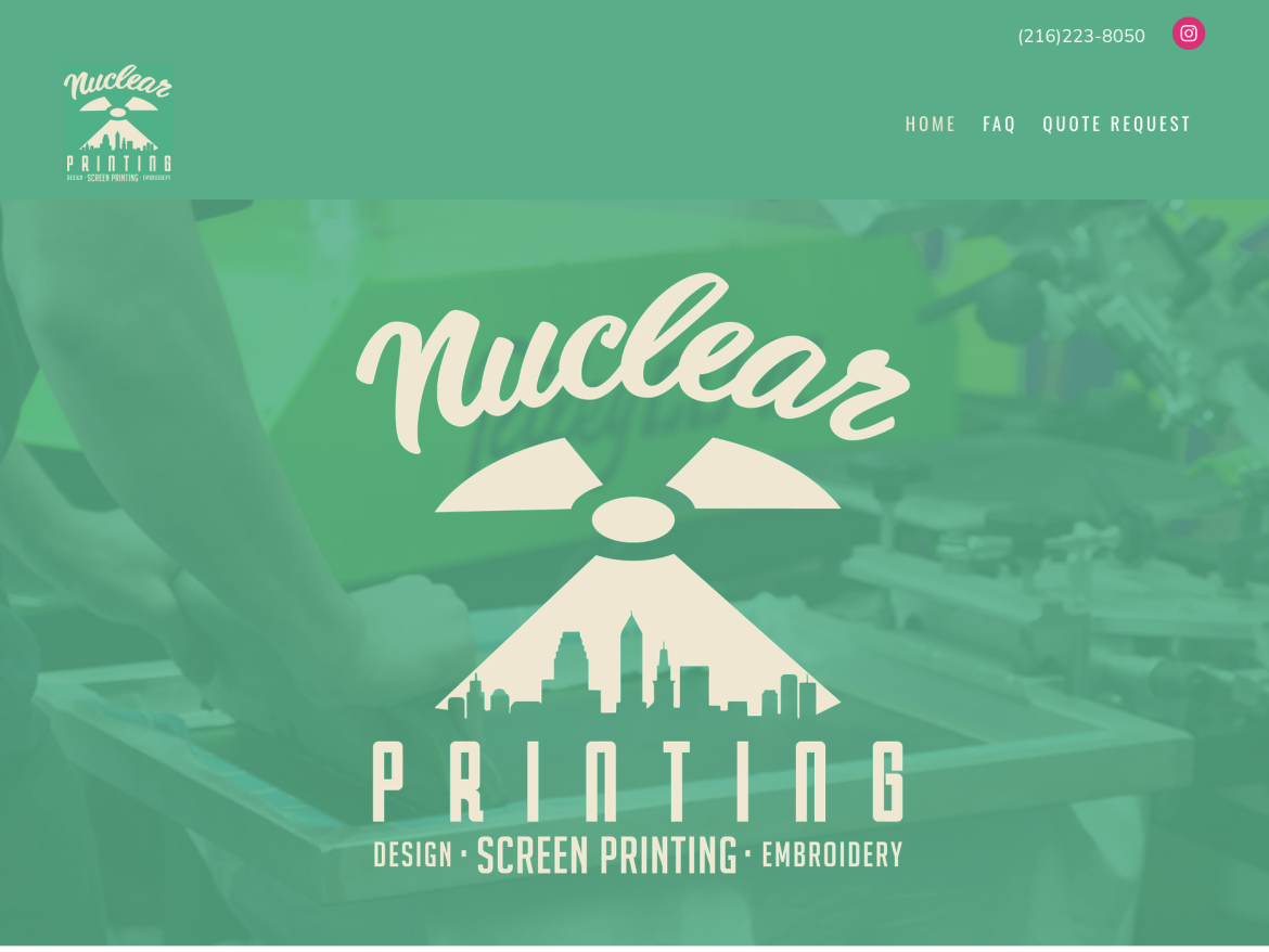 Nuclear Printing homepage image